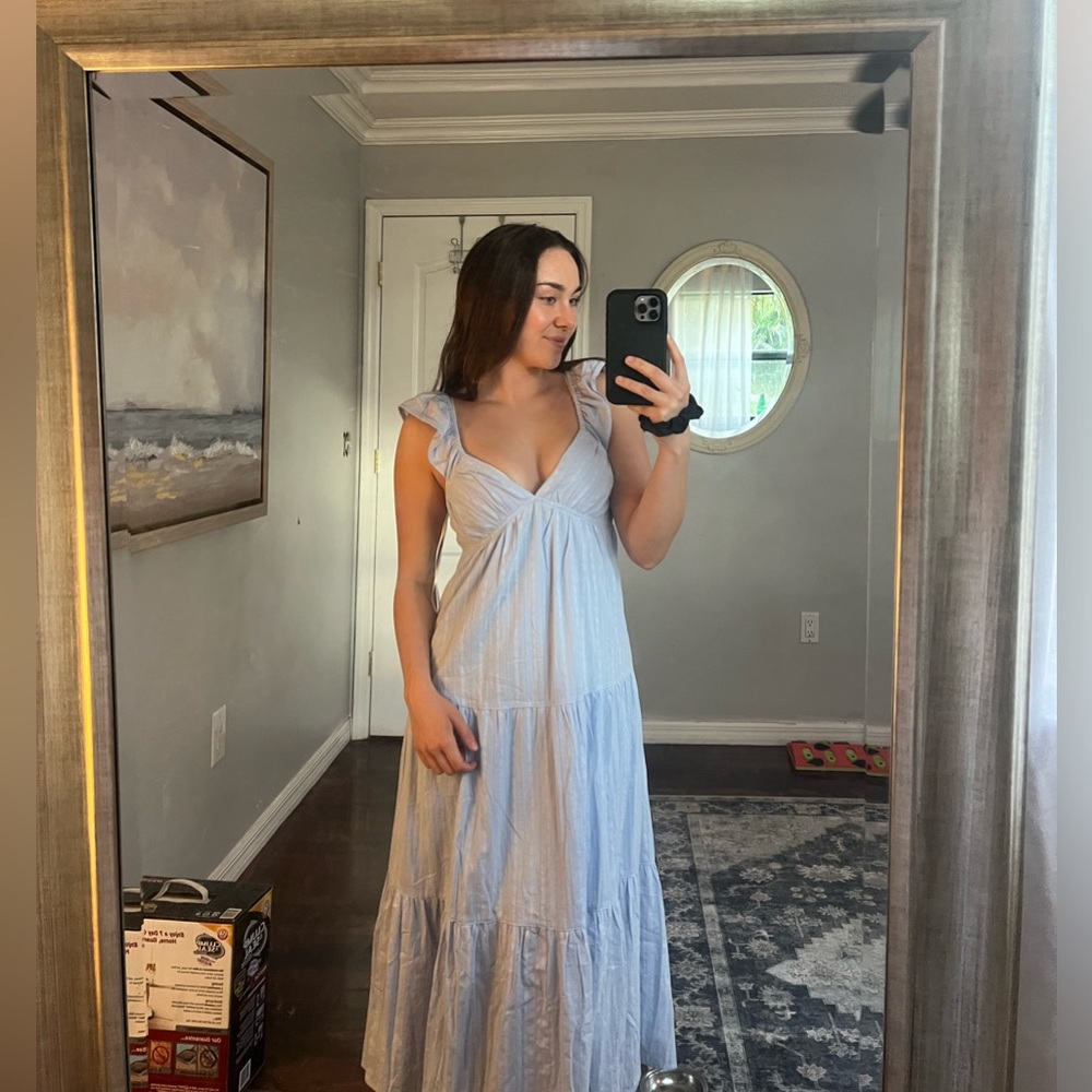 Baby blue maxi dress!!!